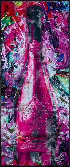 Tanzanite Armand by Henri Miller - Original Painting on Box Board